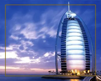 Sky-High Splendor: Blue World City’s Burj Al Arab Replica